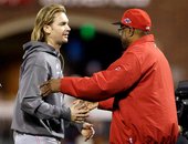 紅人隊今日獲勝大功臣 Bronson Arroyo