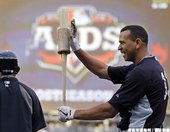 陷入低潮的 A-Rod 在賽前打擊練習