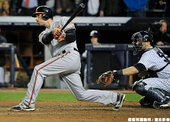 J.J. Hardy 擊出致勝安打