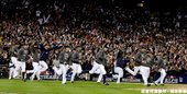 老虎衝進場內慶祝獲勝