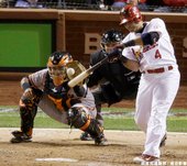 Molina 本場比賽有 2 支安打 打下 2 分打點