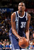 Kevin Durant 與雷霆新球衣