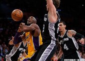 Kobe Bryant 遭受馬刺隊嚴防