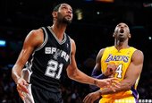 Tim Duncan & Kobe Bryant