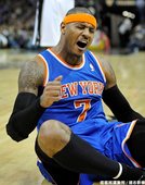 Carmelo Anthony 手感不佳 僅攻得 9 分