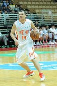 臺中璞園球員蔡文誠今日雖然拿下全隊最高的１７分，但球隊仍吞本季首敗