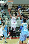 台銀張博勝第四節扮演全隊指揮官，攻下全隊最高的22分
