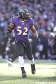 烏鴉隊明星球員 Ray Lewis 最後一次在主場出賽