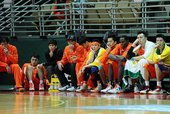 勝負已定，台灣大主力均在場邊休息