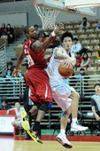 達欣新秀張家榮摘下15分8籃板的好成績