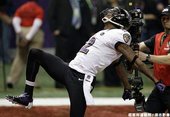 烏鴉 Jacoby Jones 完成108碼回球達陣 改寫超級盃紀錄