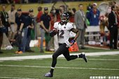 烏鴉 Jacoby Jones 完成108碼回球達陣 改寫超級盃紀錄