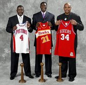 38.Charles Barkley 與 Joe Dumars、Dominique Wilkins 入選名人堂