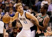 Dirk Nowitzki 得到 21 分、 20 籃板
