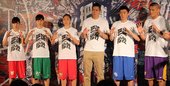 張宗憲 與 新榮 黃宥森、南湖 游秉鈞、北一女 林心茹、永仁 黃柔甄以及滬江 黃湘茹