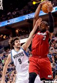 Rubio 防守 Wade