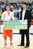 璞園蔡文誠獲選為例行賽最後一週的單週最佳球員