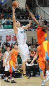 達欣田壘(持球者)不受腳傷影響，拿下全場最高16分