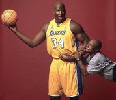 Shaquille O'Neal 湖人時期有趣照片