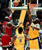 Michael Jordan (28.74) vs. Shaquille O'Neal (28.32)