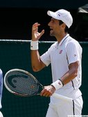Novak Djokovic與主審溝通