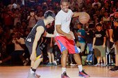 Chris Paul與Jordan U22隊球員運球對抗