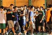林書豪離開新生球場