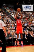 Rockets James Harden takes 3-point shot