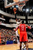 Pacers center Roy Hibbert takes the hook shot