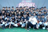 Nike運動員王建民、張正偉於Nike All Taiwan Baseball Camp勉勵學員堅持夢想，永不放棄