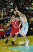 臺銀張博勝今天攻得全隊最高的19分