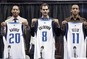 Devin Harris、Jose Calderon與Monta Ellis