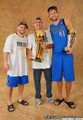 Jose Barea; Dirk Nowitzki; Mark Cuban