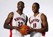 #32 Ed Davis #10 DeMar DeRozan