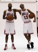 #22 Taj Gibson #13 Joakim Noah