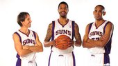 #13 Steve Nash #11 Markieff Morris #33 Grant Hill