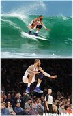 錢德勒變身衝浪高手