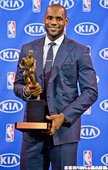 LeBron James榮獲年度MVP