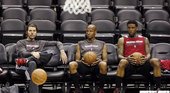 Ray Allen, Udonis Haslem, Mike Miller