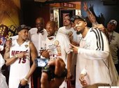 Ray Allen, Norris Cole, Rashard Lewis