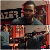 JaVale McGee與小朋友大戰投籃機