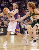 試圖防守Steve Nash