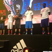 四小後衛造訪北京 (Jrue Holiday Ricky Rubio Damian Lillard John Wall)