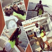 LeBron James與未婚妻到法國度假