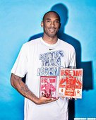 Kobe為中國籃球雜誌拍攝封面