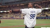 Jason Collins替洛杉磯道奇開球
