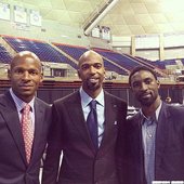 Ray Allen,Rip Hamilton,Ben Gordon參加大學恩師退休典禮