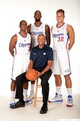 Blake Griffin, DeAndre Jordan, Chris Paul, Doc Rivers