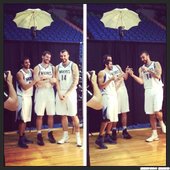 Kevin Love, Nikola Pekovic, Ricky Rubio