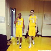 Kobe & Gasol 出席媒體日